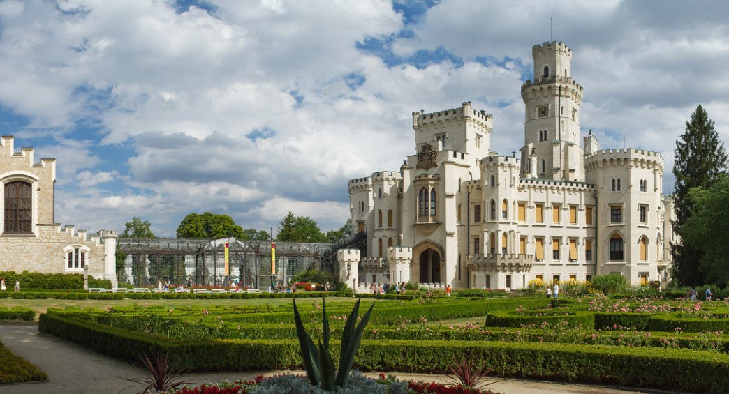 Hluboká Castle, Hluboká nad Vltavou, South Bohemia, Czech Republic (Czechia)